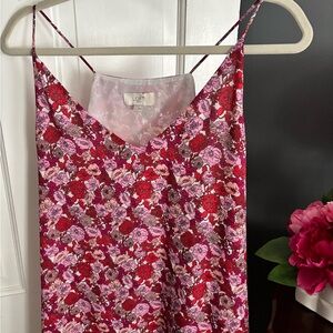 LOFT Floral Print Sleeveless Top